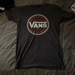 Grey short sleeve vans shirt(like new never worn)
